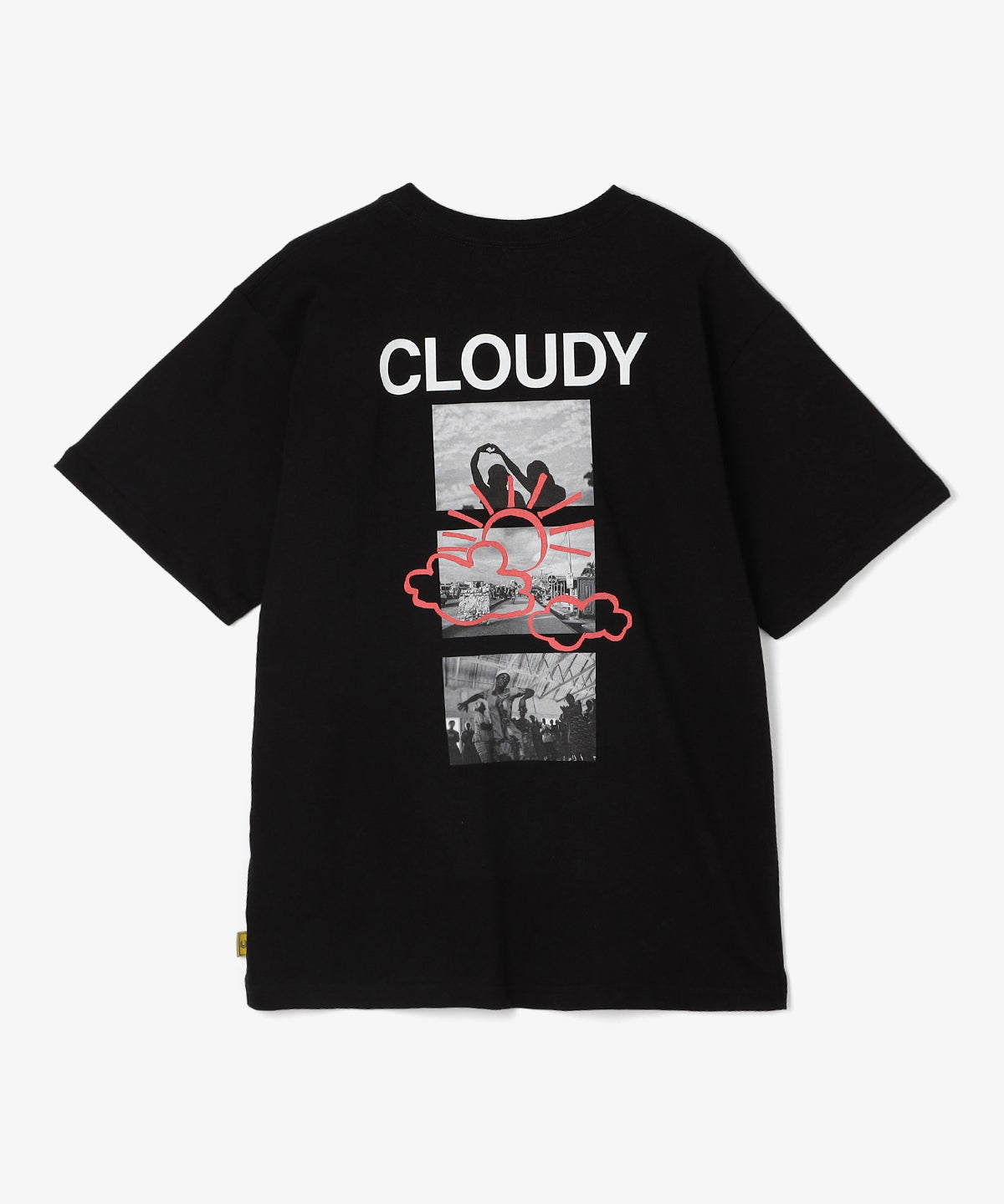 Lunch T-shirts OVER THE CLOUD BLACK