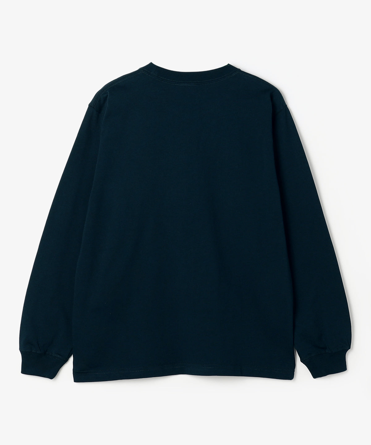 The University. カレッジロゴ ロンT NAVY