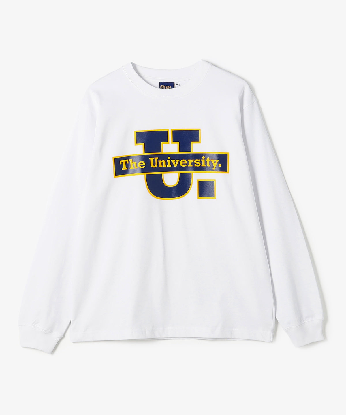 The University. ビッグライン　ロンT　 WHITE
