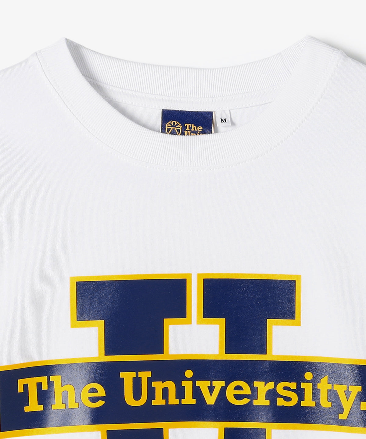 The University. ビッグライン　ロンT　 WHITE