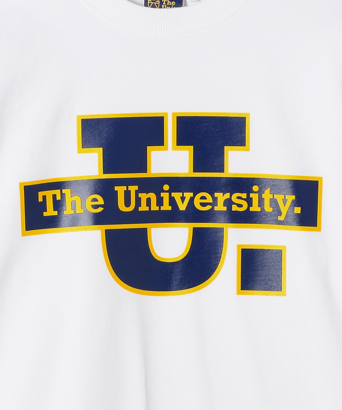 The University. ビッグライン　ロンT　 WHITE