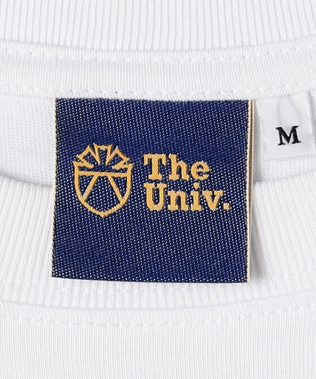 The University. ビッグライン　ロンT　 WHITE
