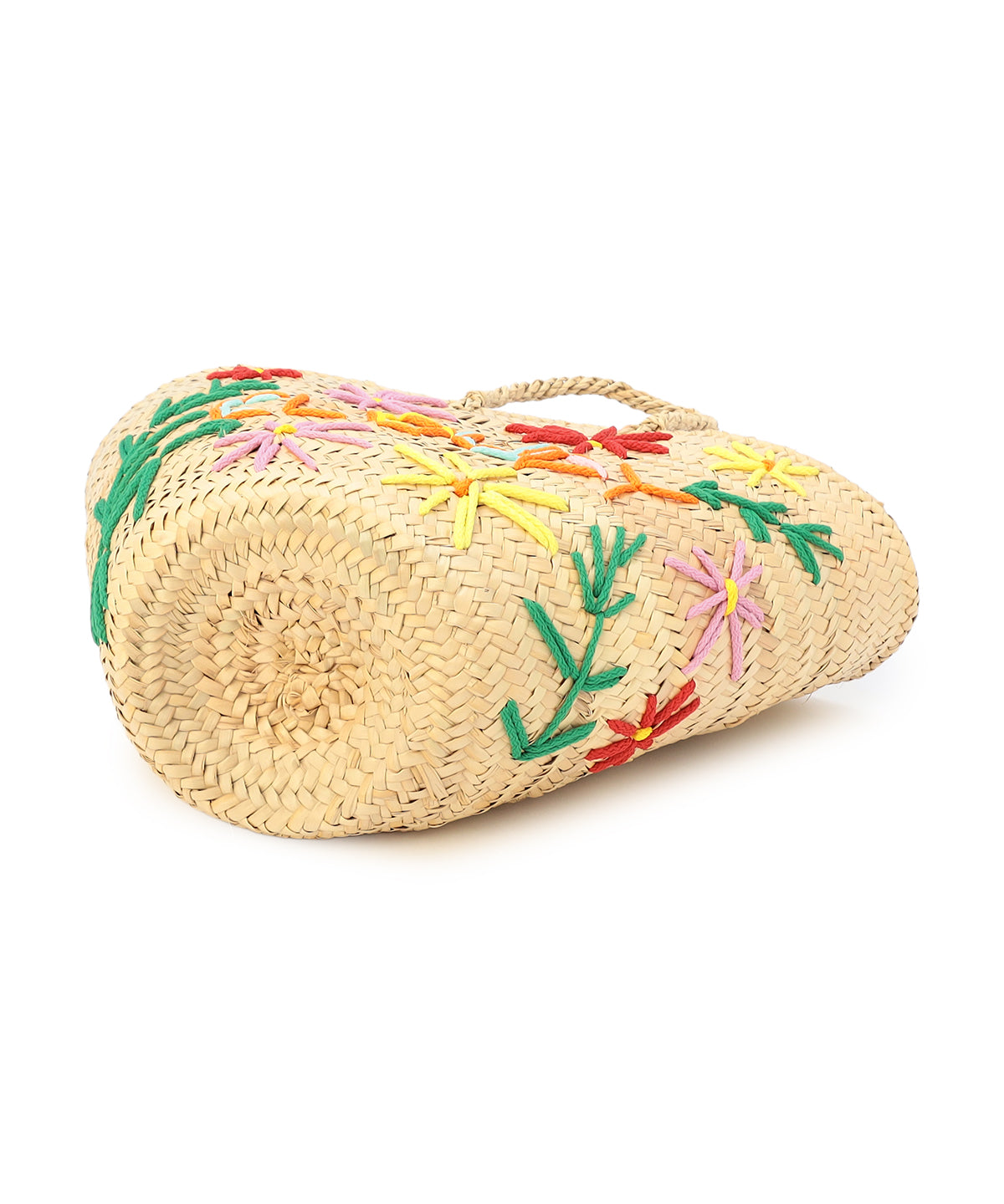 刺繍 Doum Basket ORANGE