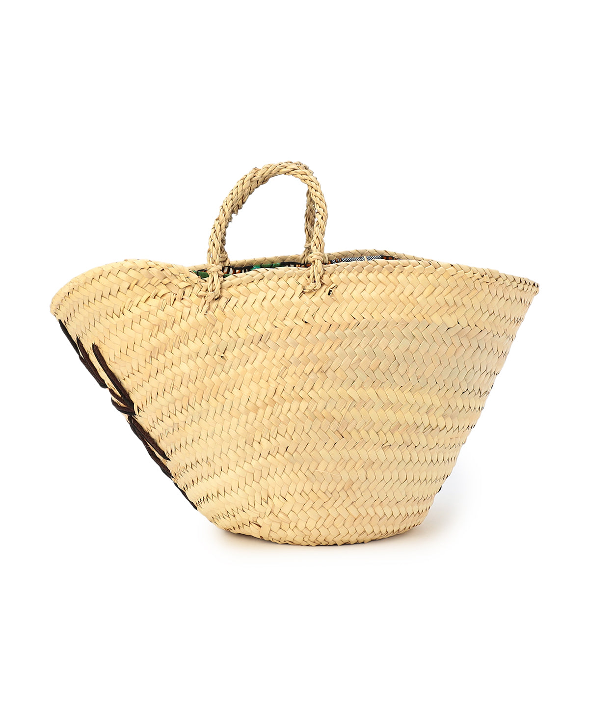 刺繍 Doum Basket BLACK