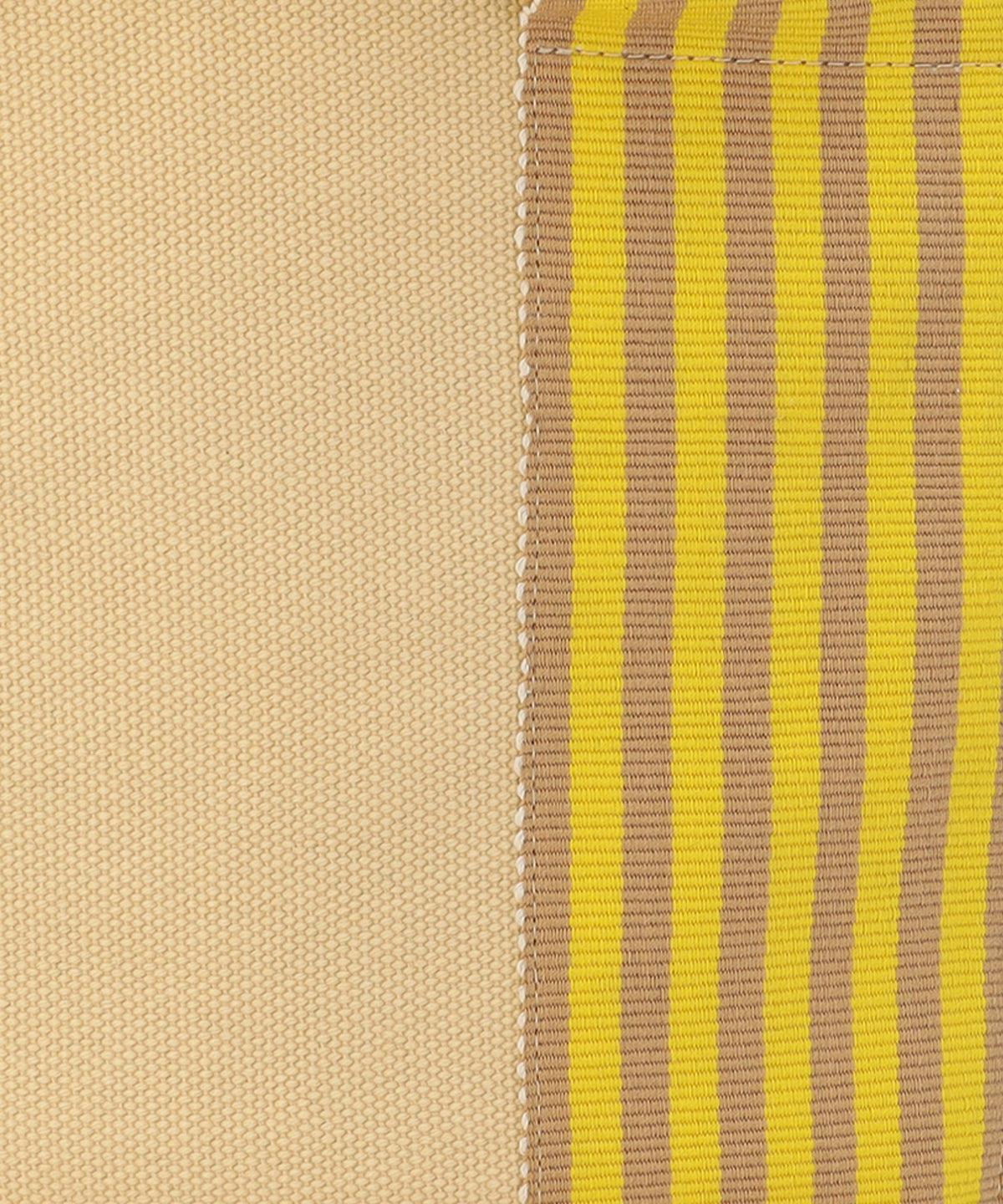 フリンジケンテキャンバストート（Mサイズ）YELLOW×BEIGE