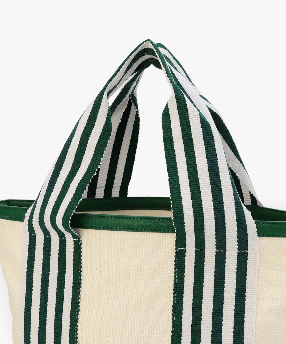 フリンジケンテキャンバストート（Mサイズ）GREEN×WHITE