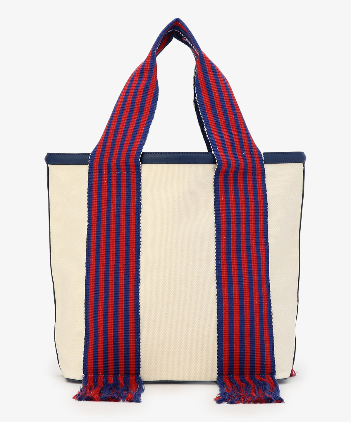 フリンジケンテキャンバストート（Mサイズ）BLUE×RED