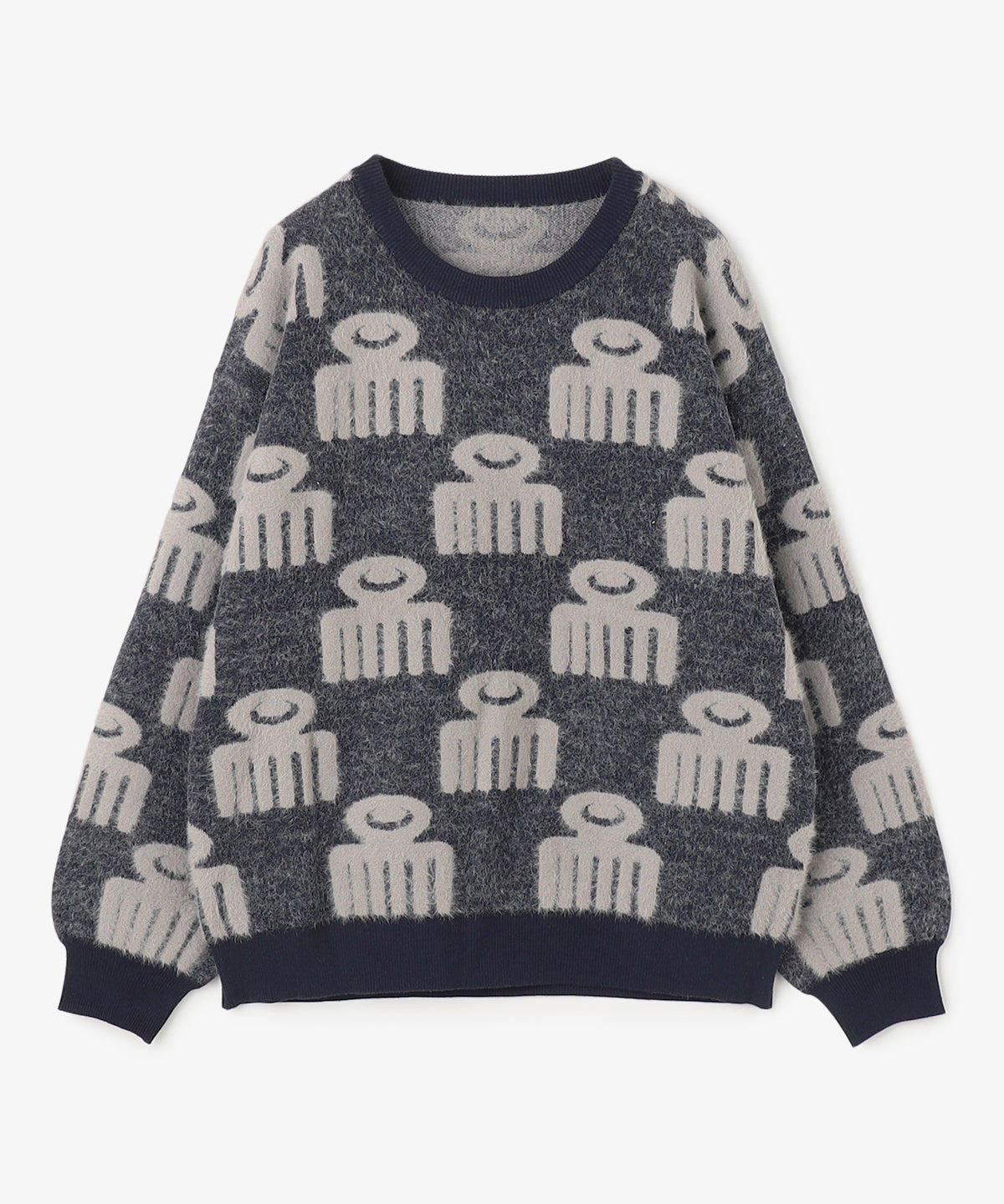 フェザーニット DUAFE NAVY