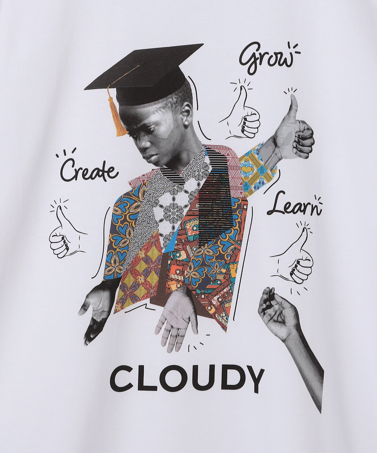 Lunch T-shirts GRADUATION & FUTURE WHITE