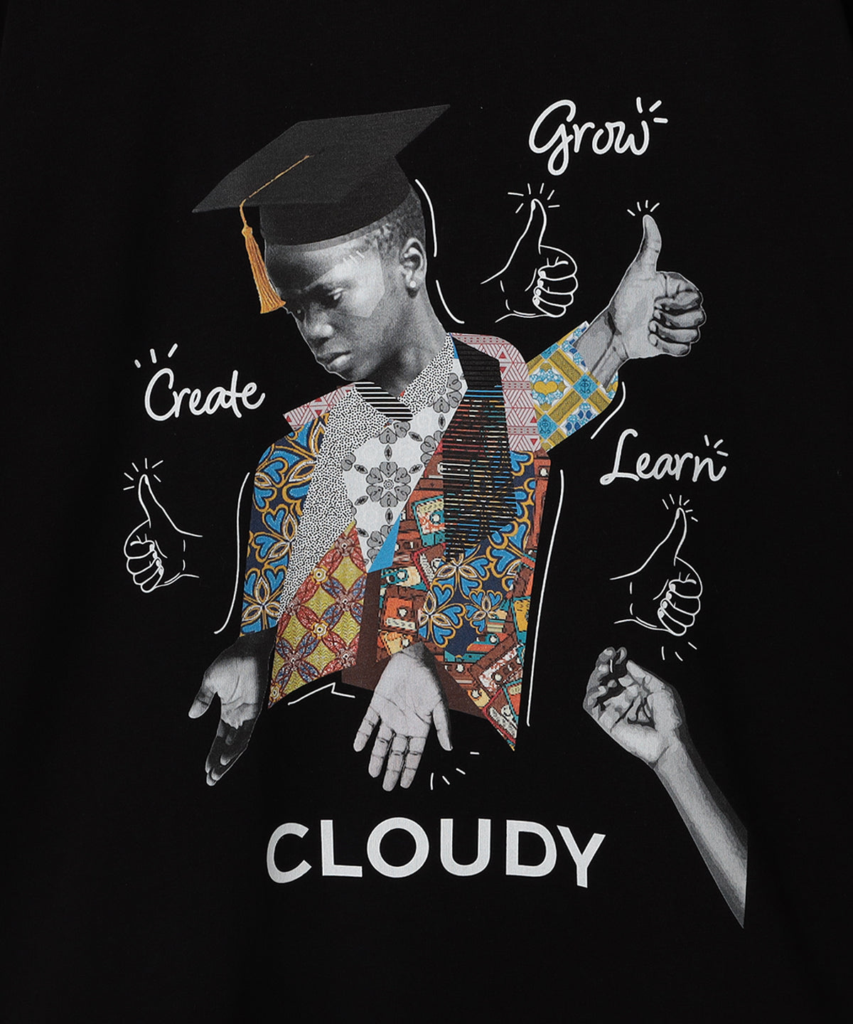 Lunch T-shirts GRADUATION & FUTURE BLACK