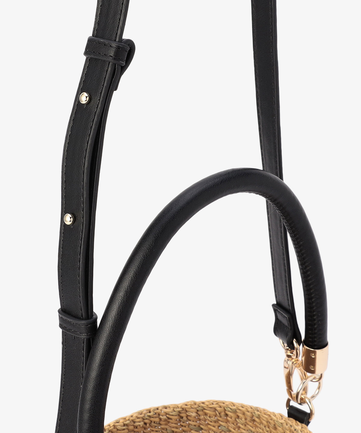 2way Hundle Tube Basket BLACK/NATURAL