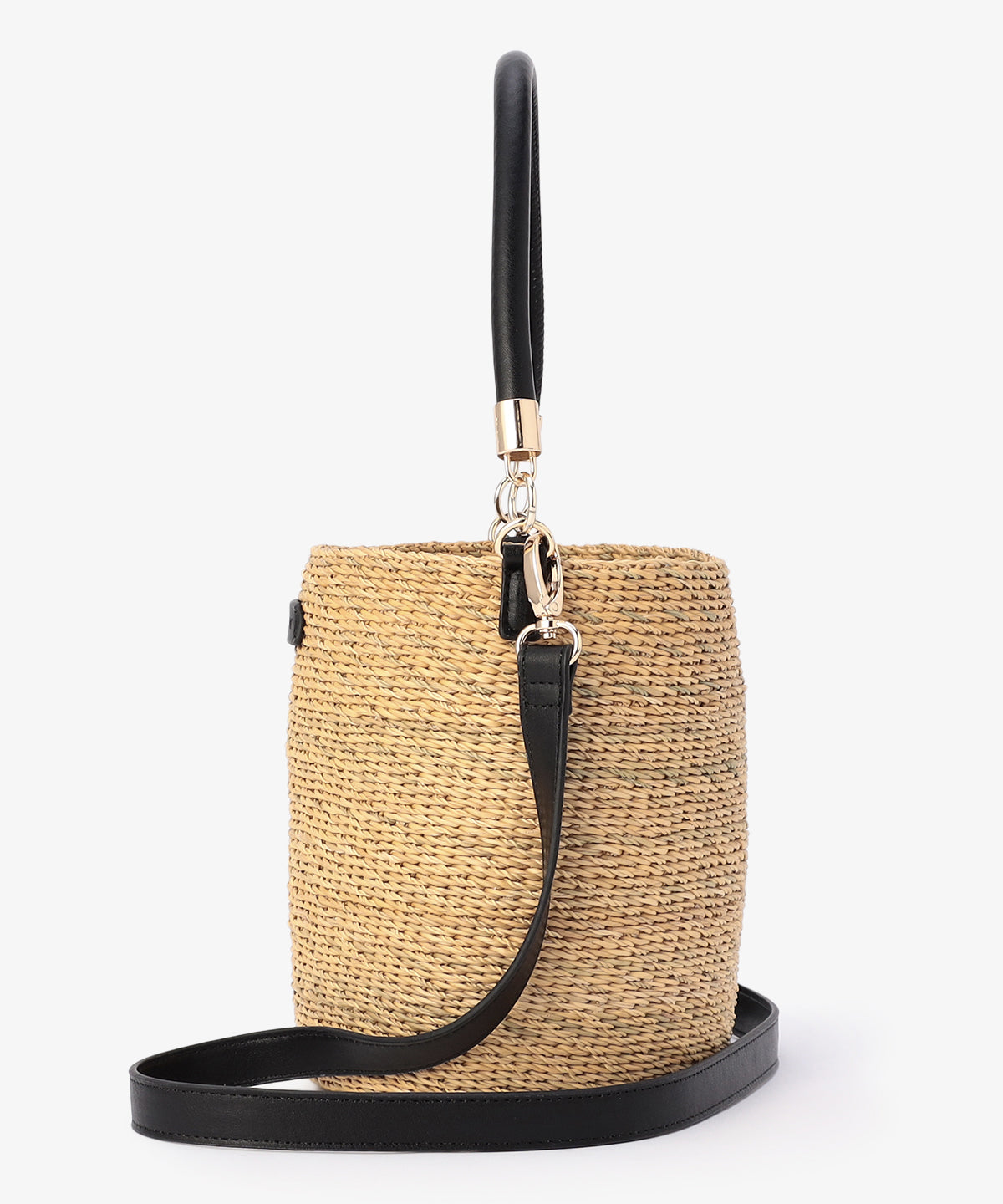 2way Hundle Tube Basket BLACK/NATURAL