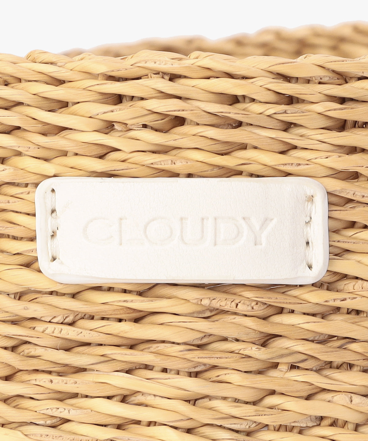 2way Hundle Tube Basket WHITE/NATURAL