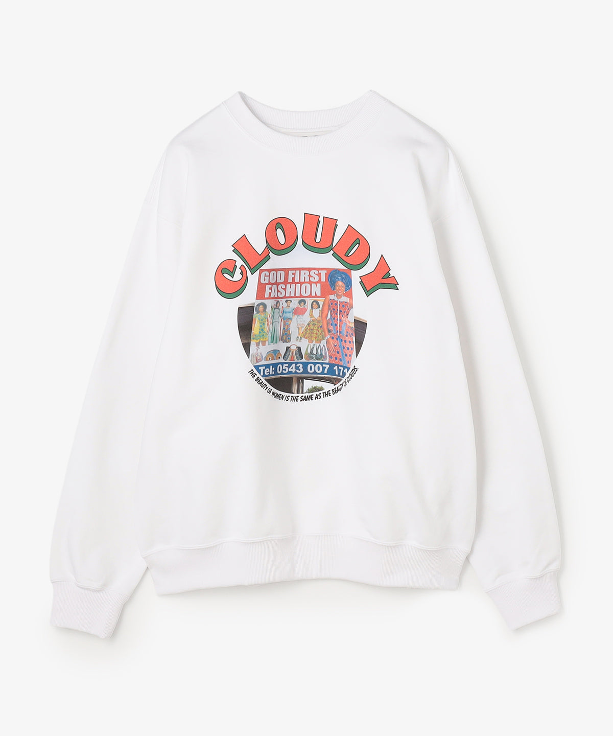 【予約：11月下旬発送予定】スウェットシャツ SIGNBOARD WHITE