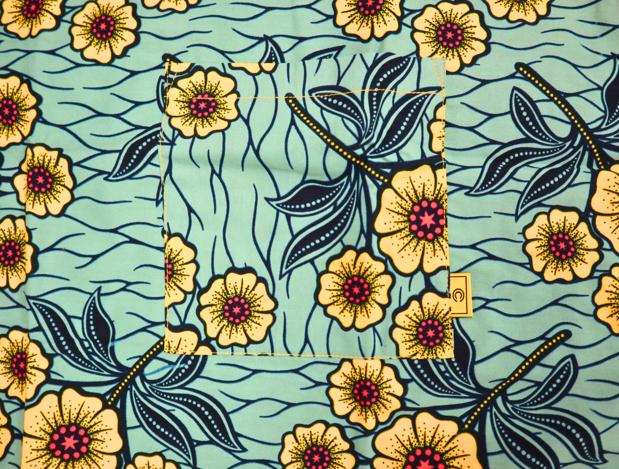 Kitenge エプロン 064