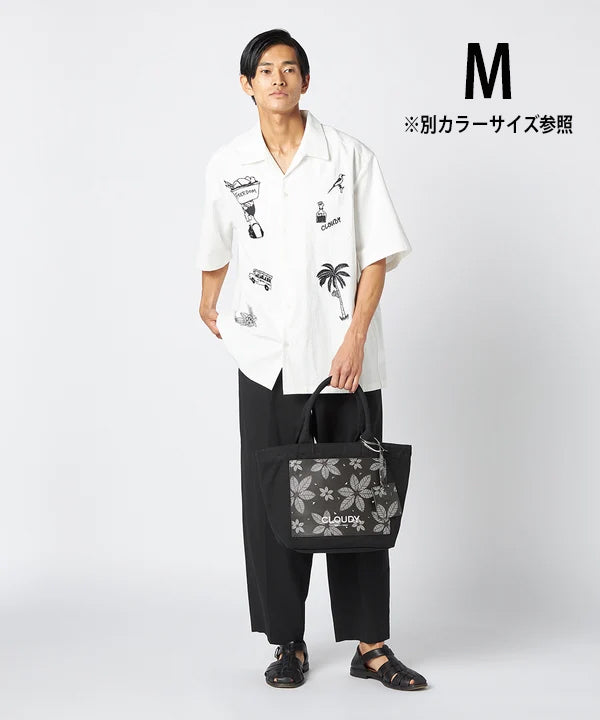 キャンバストートバッグ BLACK×BLACK（S / M / Lサイズ）