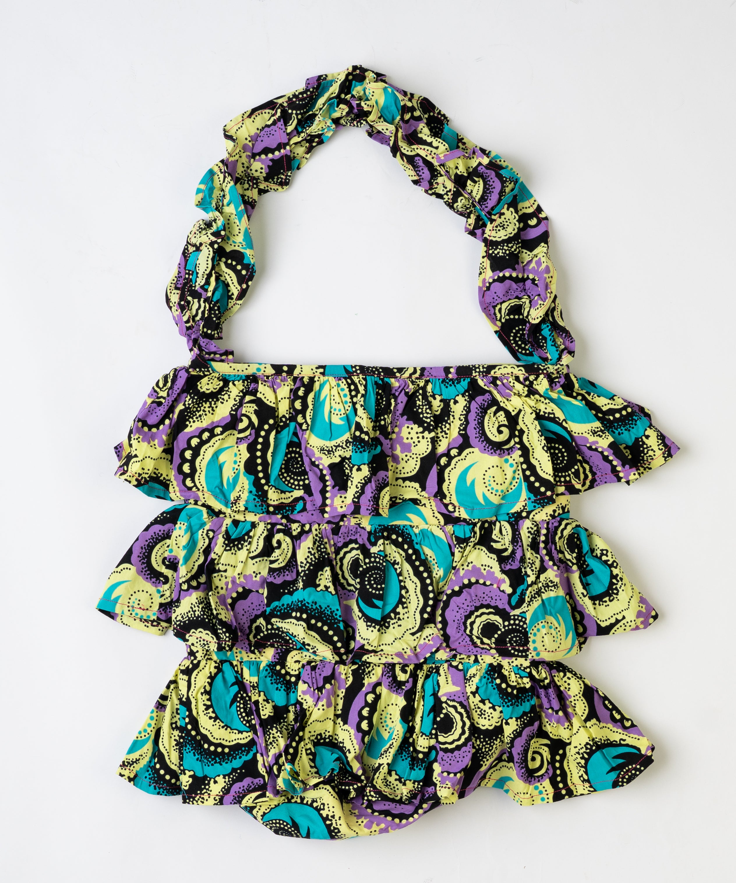 Kitenge Frill Shoulder Bag 305