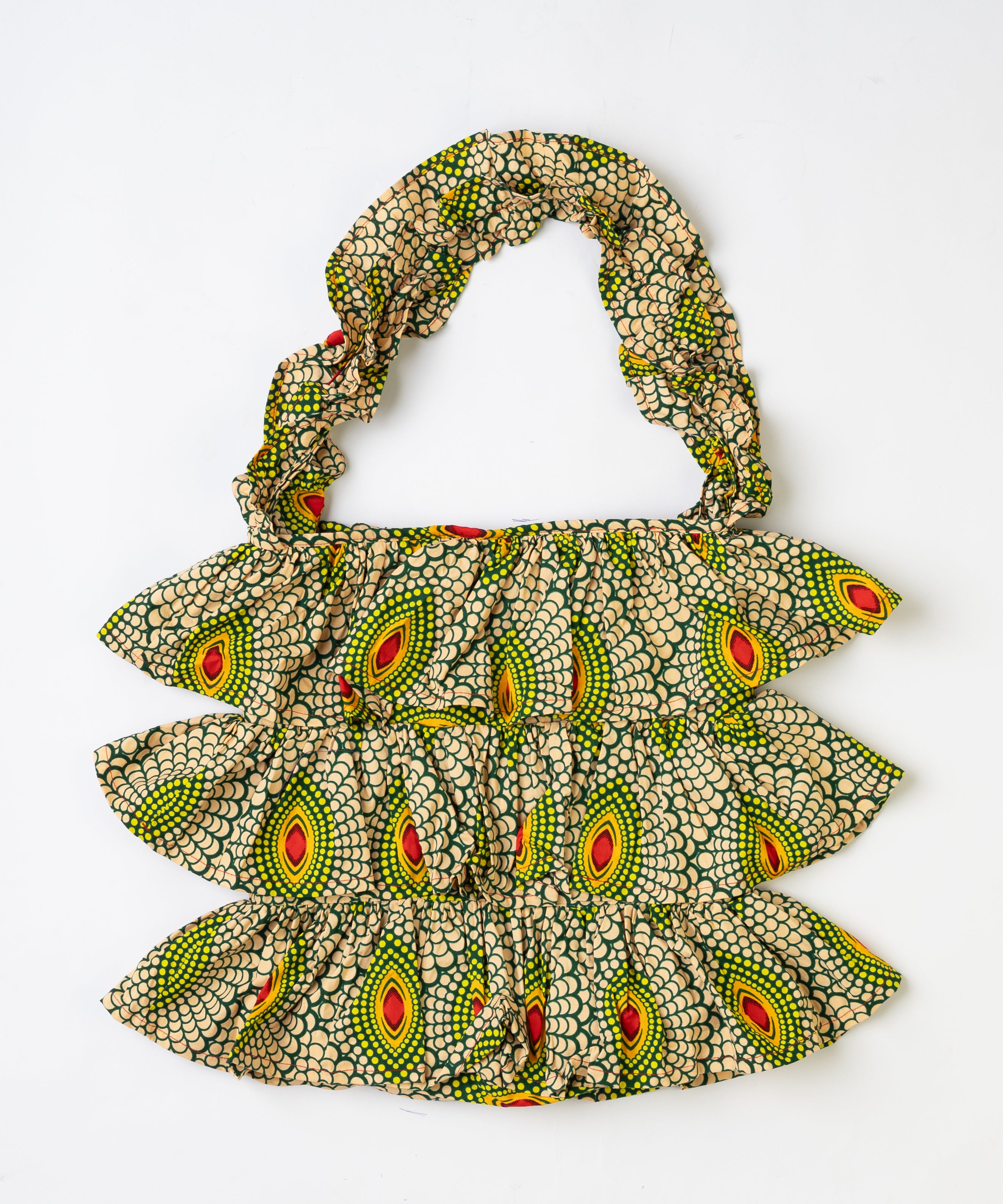 Kitenge Frill Shoulder Bag 310
