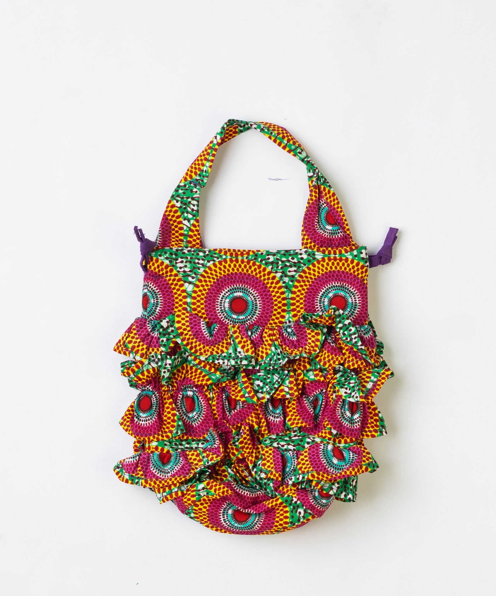 Frills Tube Drawstring Bag 081