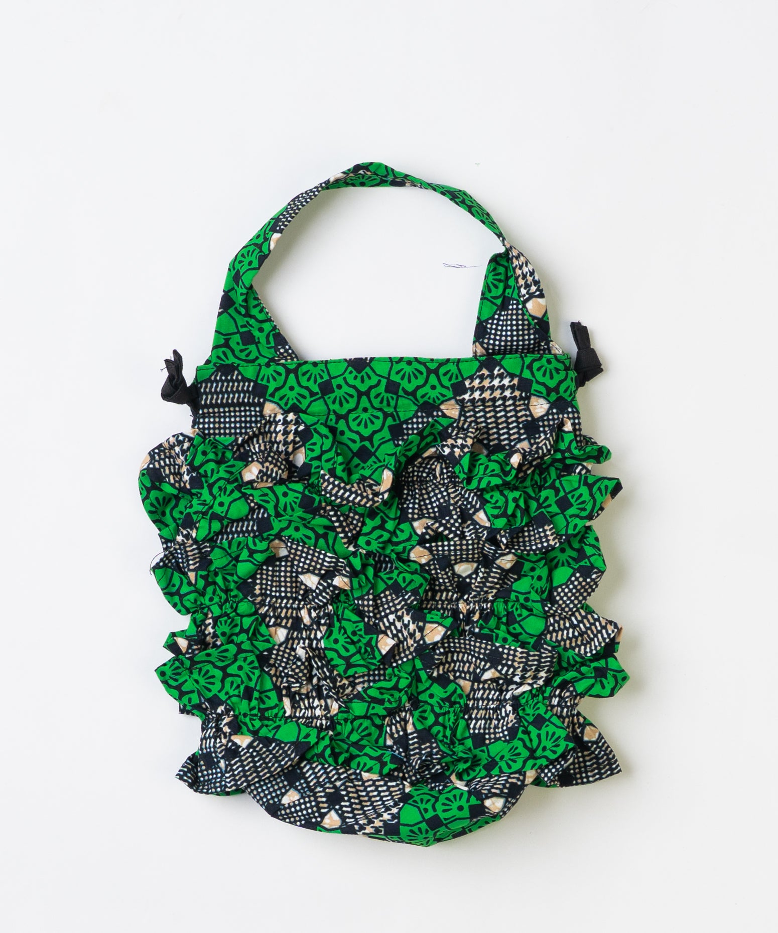 Frills Tube Drawstring Bag 077