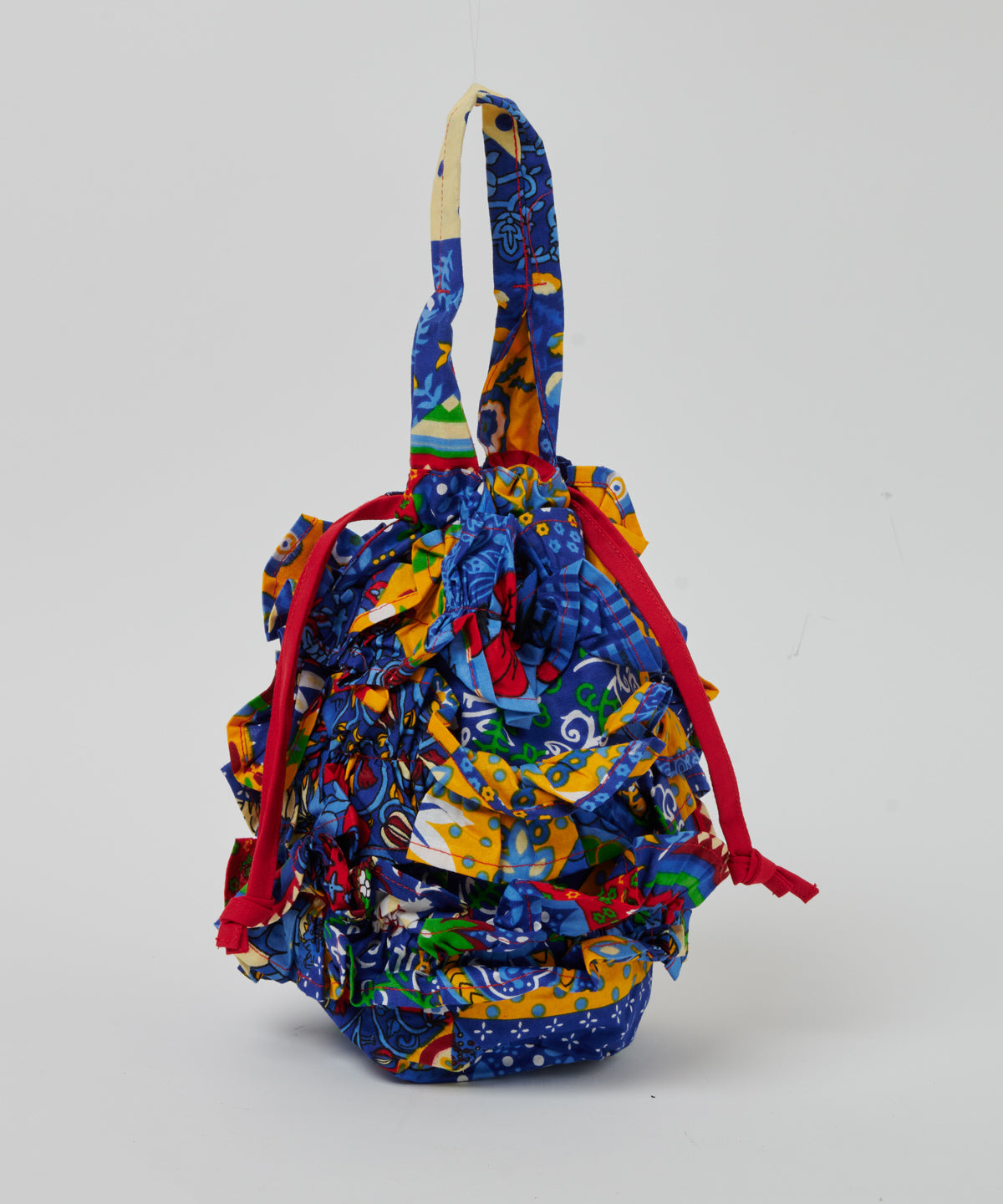 Frills Tube Drawstring Bag 072