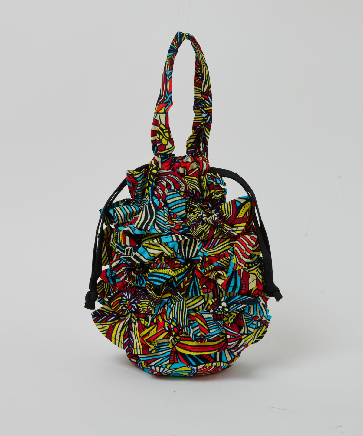 Frills Tube Drawstring Bag 076