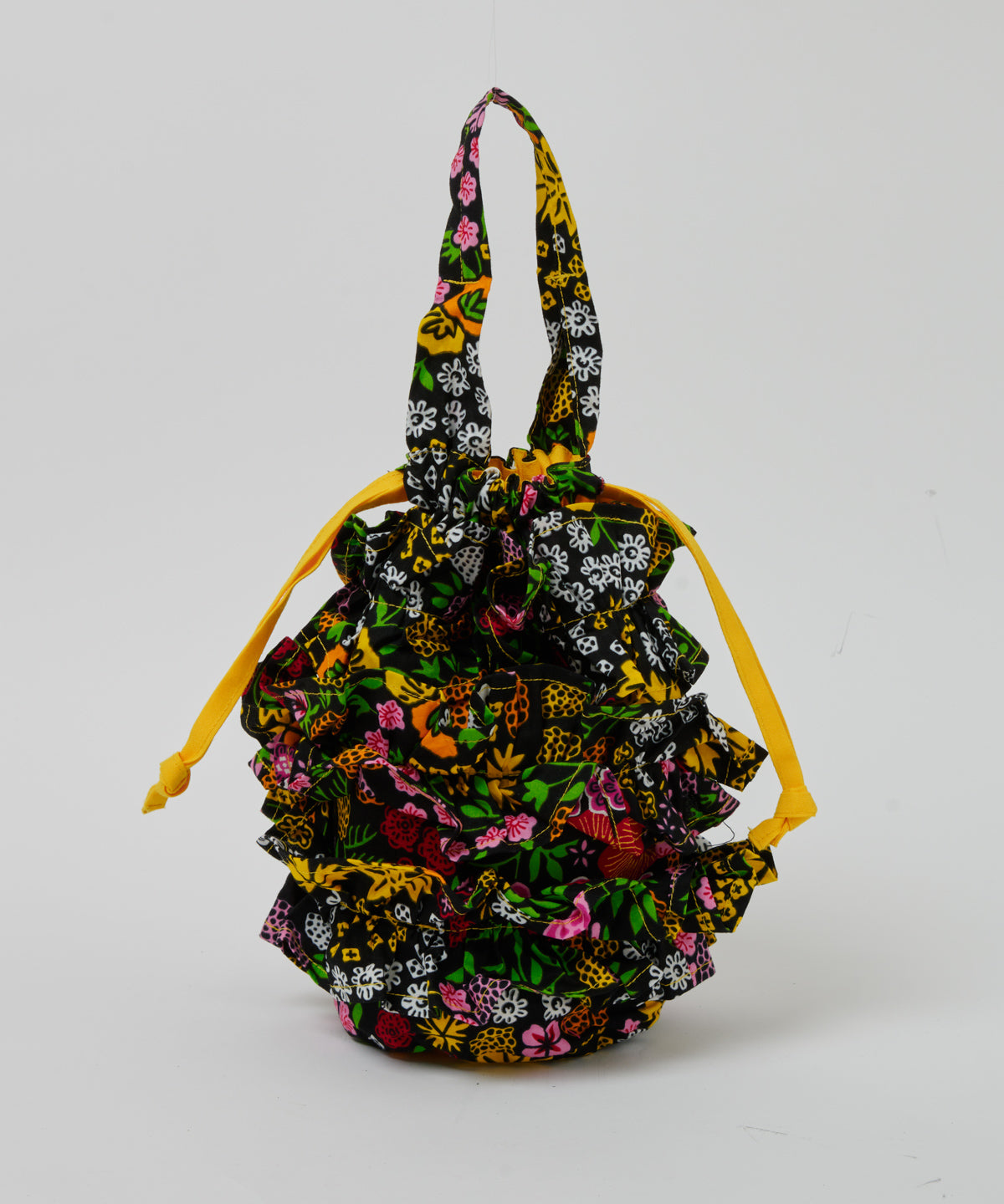 Frills Tube Drawstring Bag 083