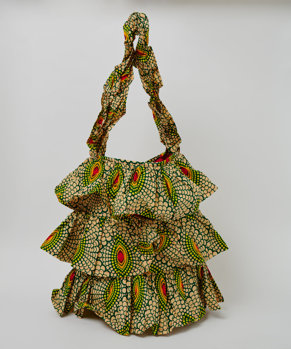 Kitenge Frill Shoulder Bag 310