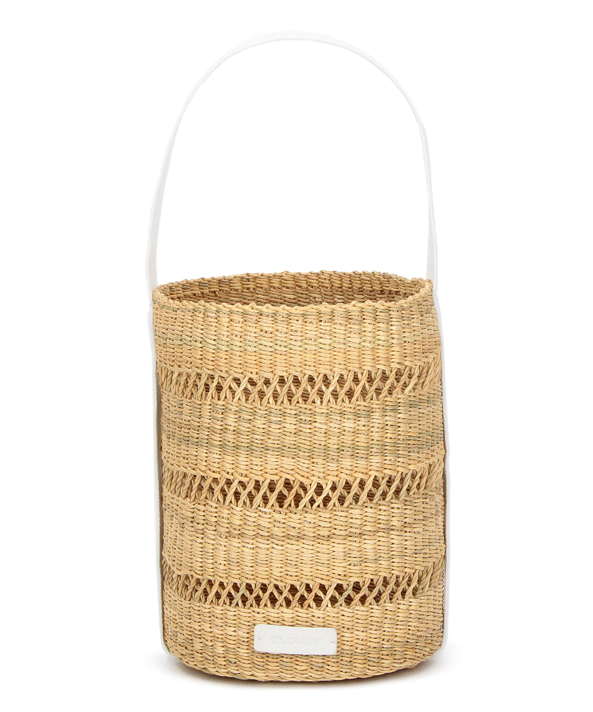 Mesh Tube Basket WHITE
