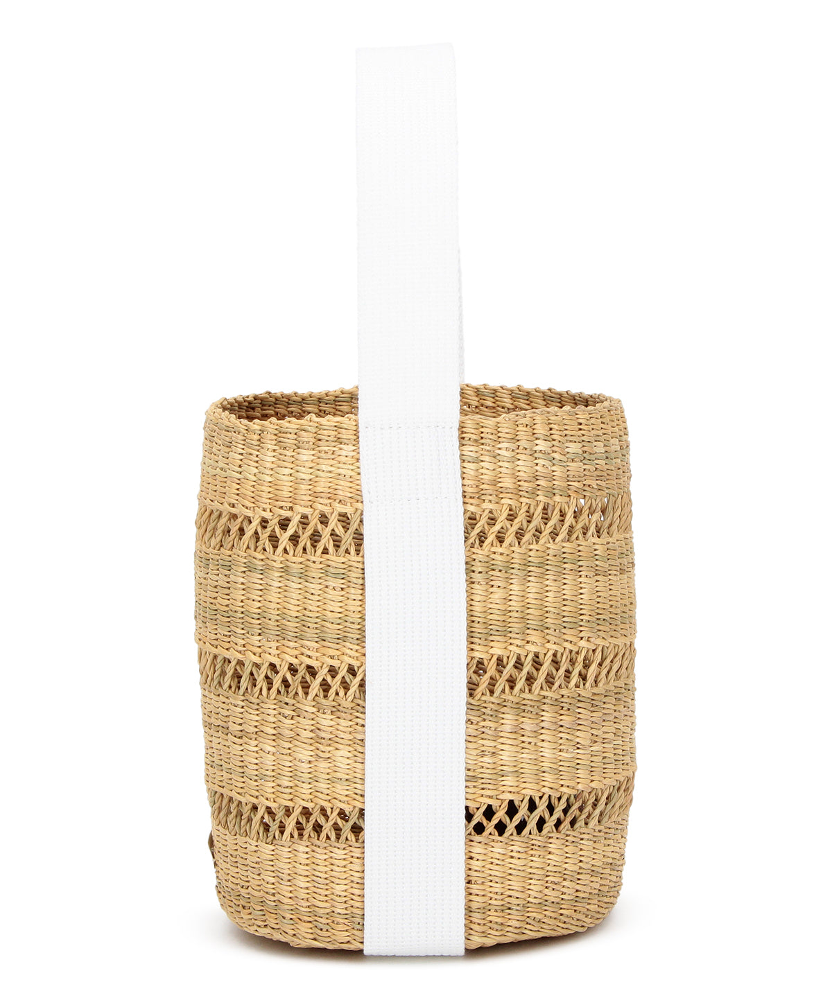 Mesh Tube Basket WHITE