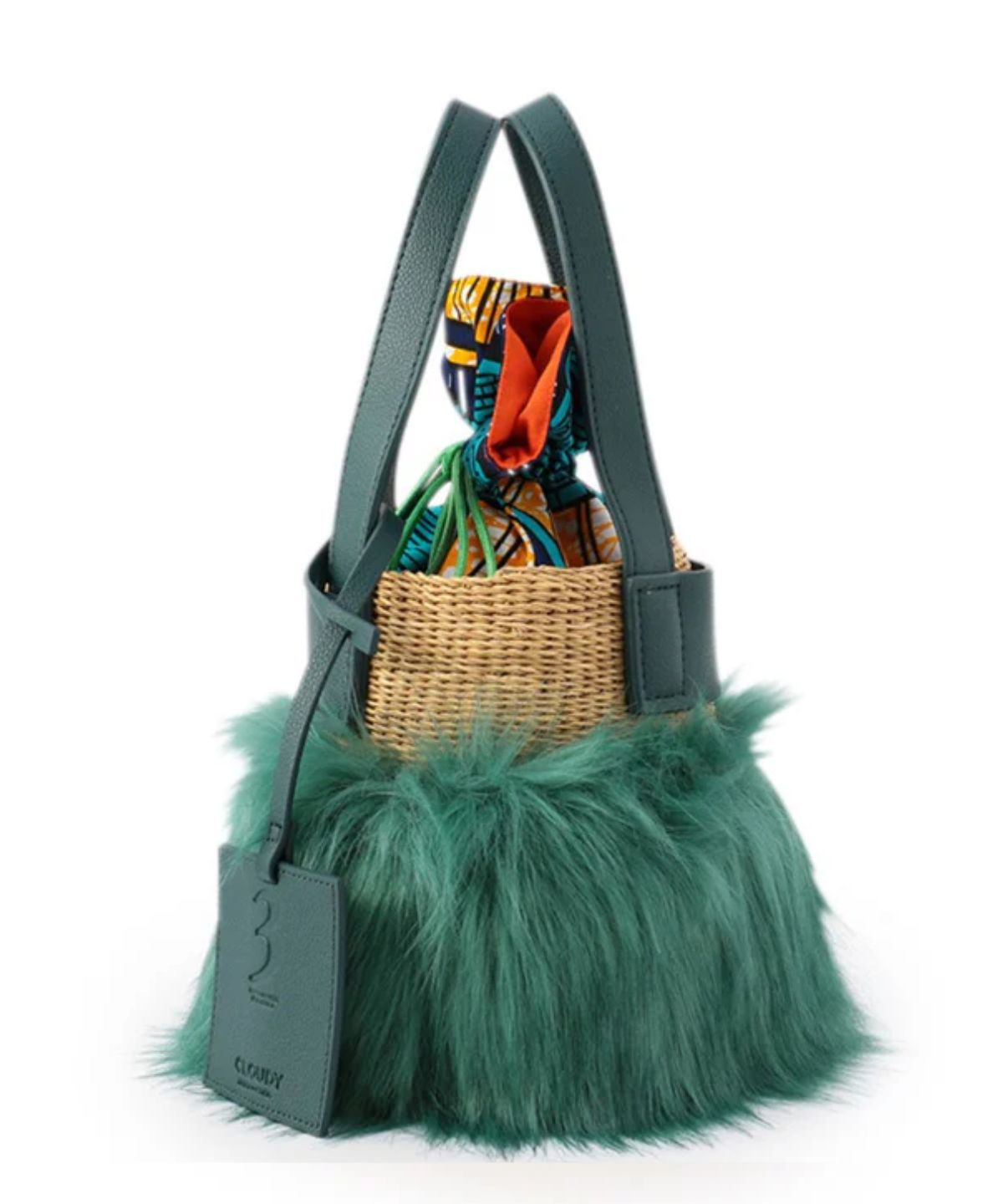 Eco Fur Basket E.GREEN