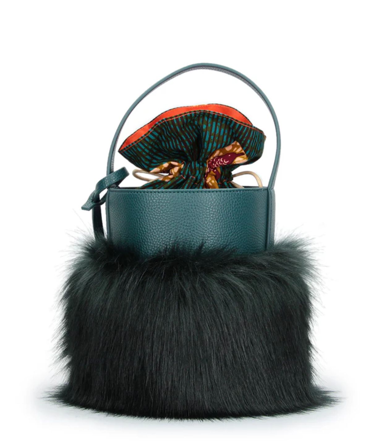 Eco Fur Tube Bag E.GREEN