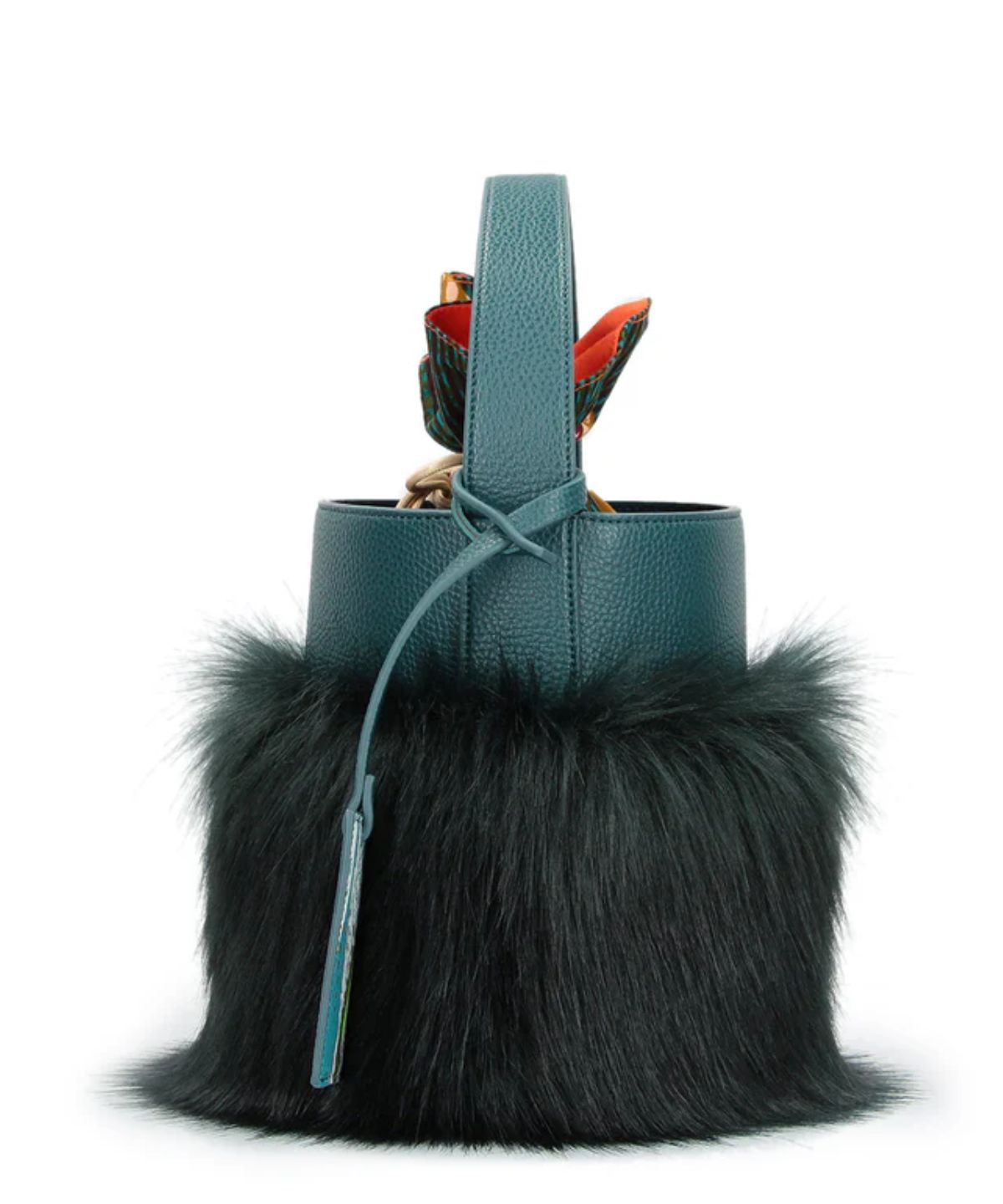 Eco Fur Tube Bag E.GREEN