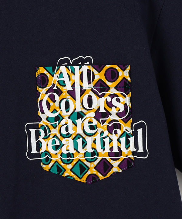 Printed Pocket T-SHIRTS ～ALL COLORS ARE BEAUTIFUL～ 389 NAVY