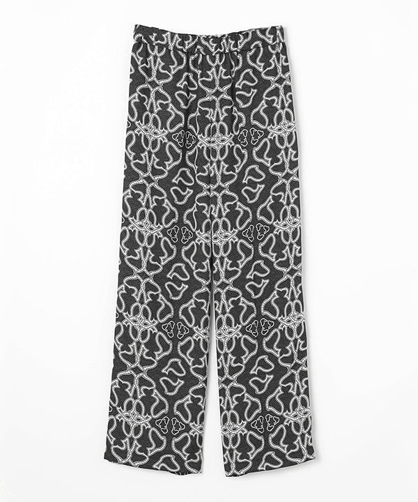 Recycled African Textile Long Pants BLACK