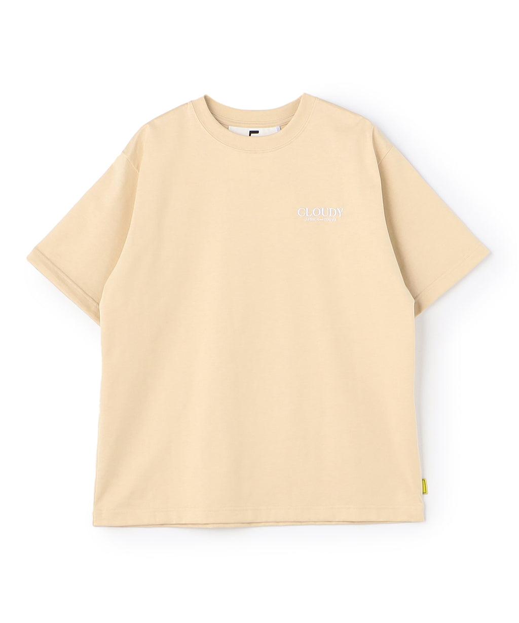 Lunch T -shirts CLOUDY Logo LIGHT BEIGE 