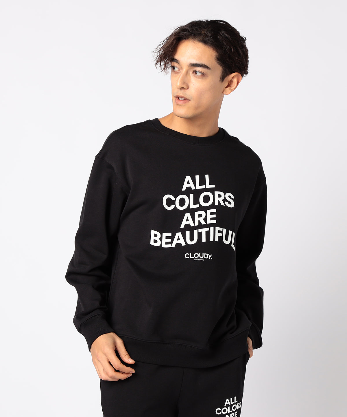 スウェットシャツ ALL COLORS ARE BEAUTIFUL ブラック