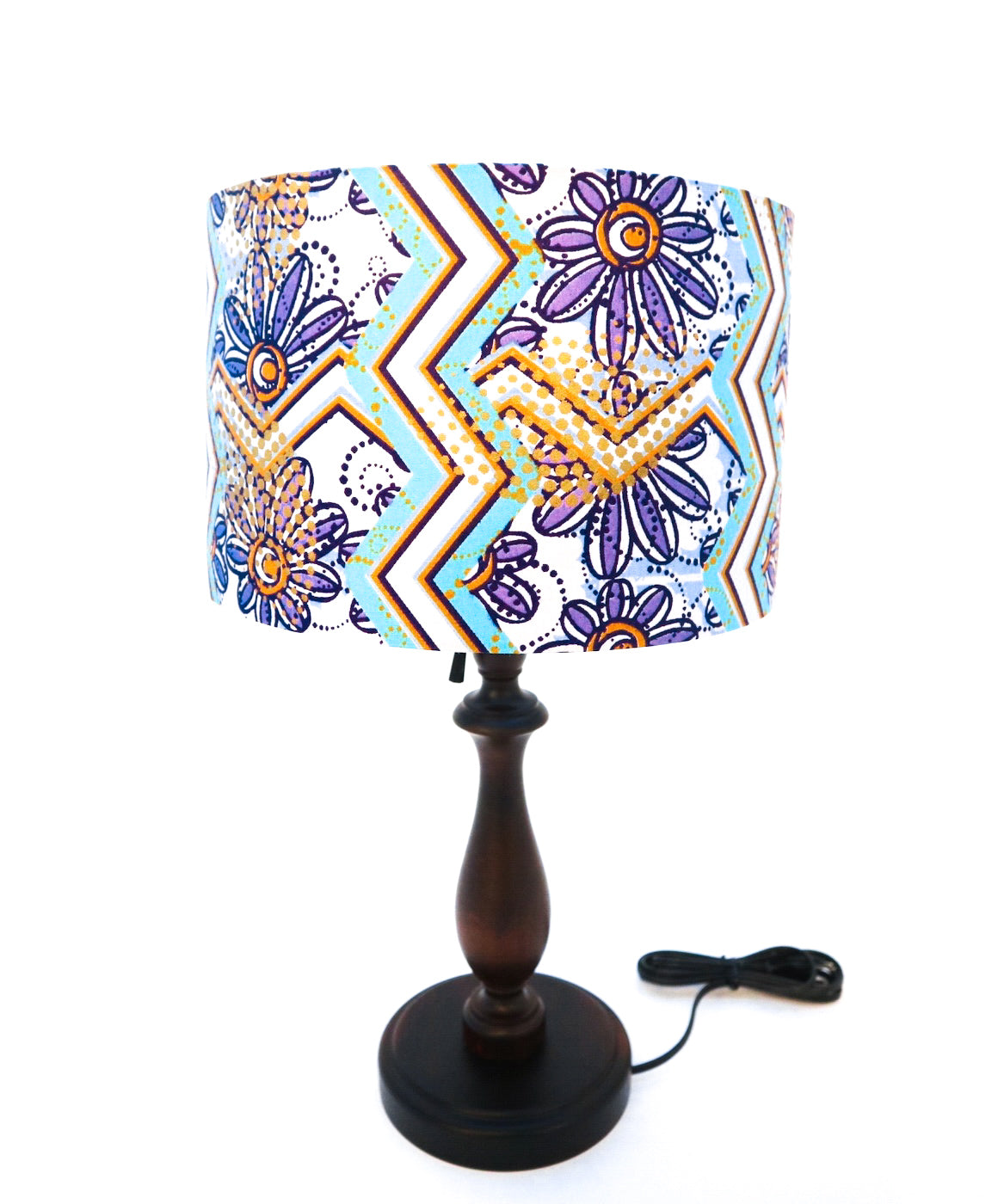 African textile Lamp 105-4