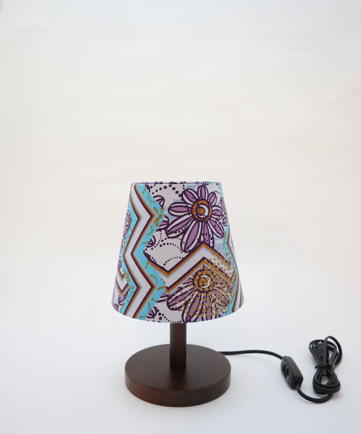 【予約：9月中旬〜下旬発送予定】African textile lamp 105-2