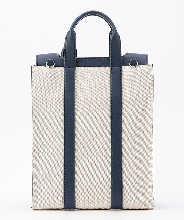 Two Tone Kente Shoulder Bag （Medium）DARK NAVY