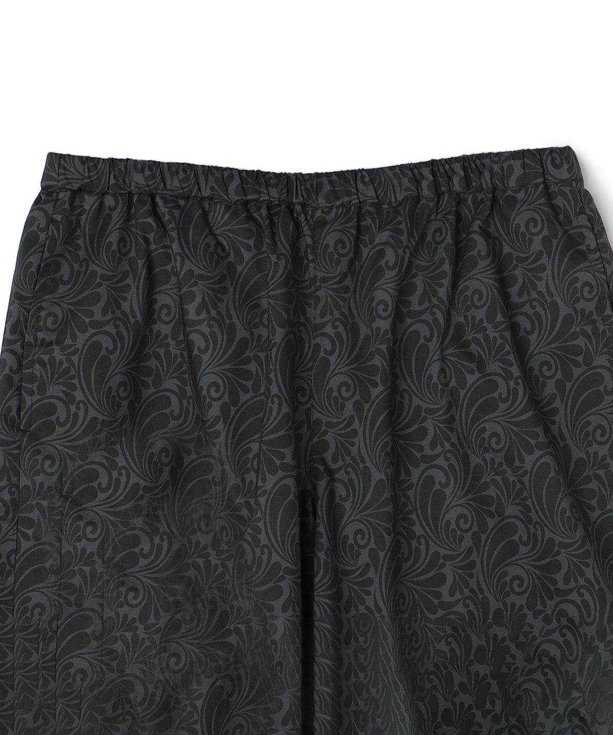 African Textile shorts  CHARCOAL