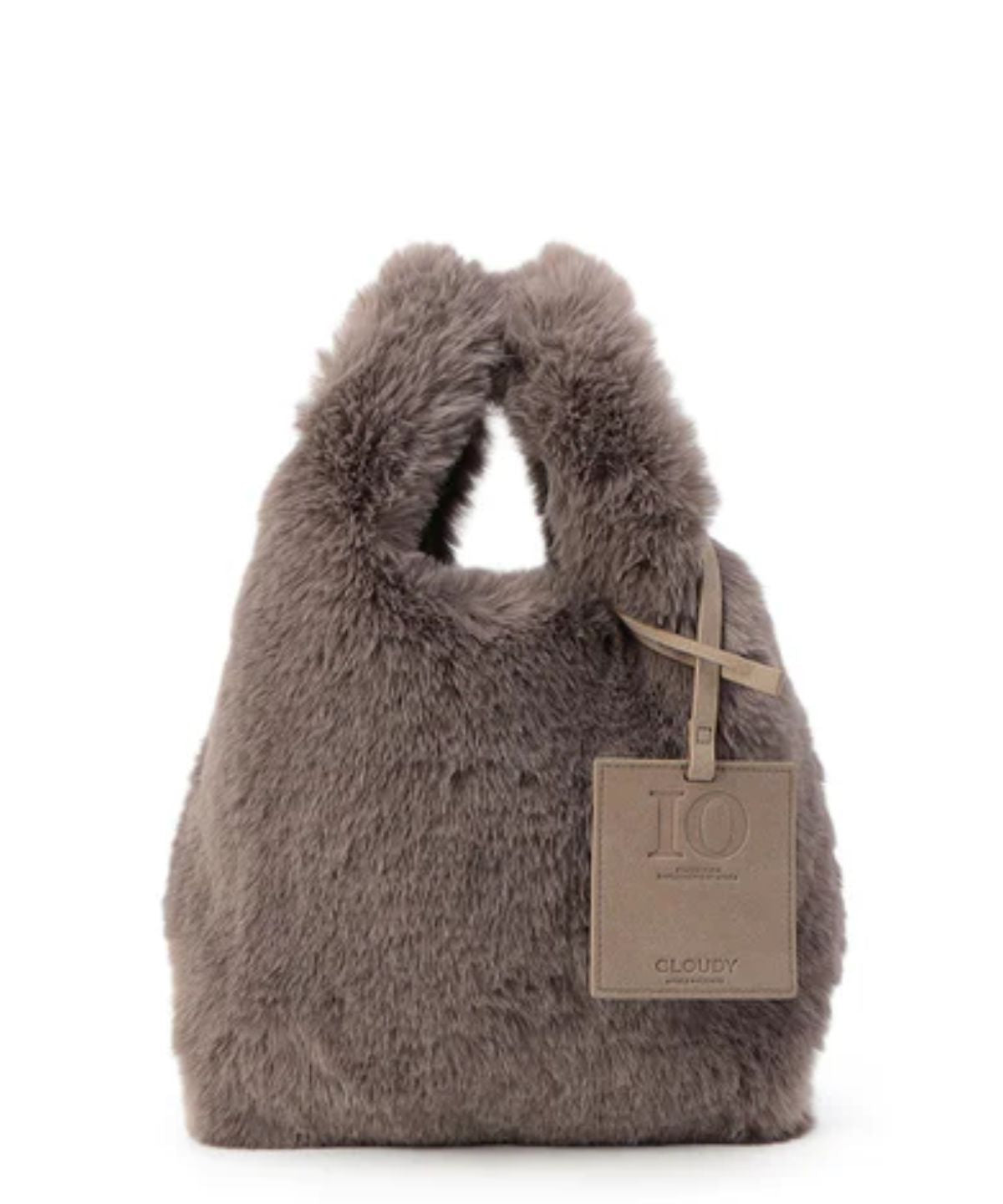 【予約：11月下旬発送予定】Eco Fur Convenience Bag (Small) GREIGE