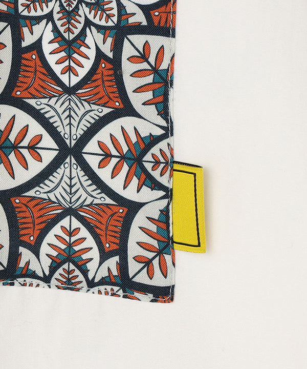 African Textile Pocket SHIRTS BROWN