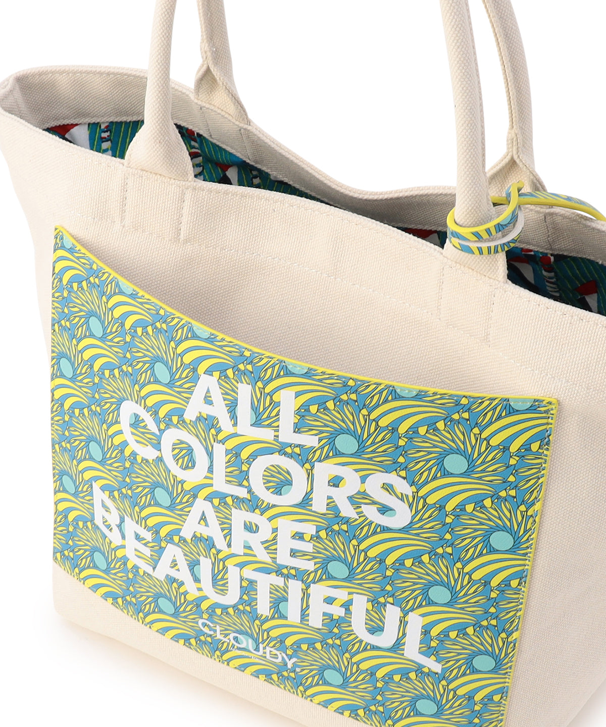 Canvas Tote (Medium) GRASS TWIRL