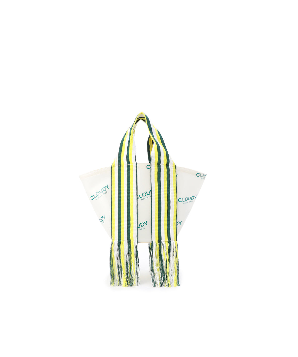 EVA×Kente Bag (Medium) WHITE