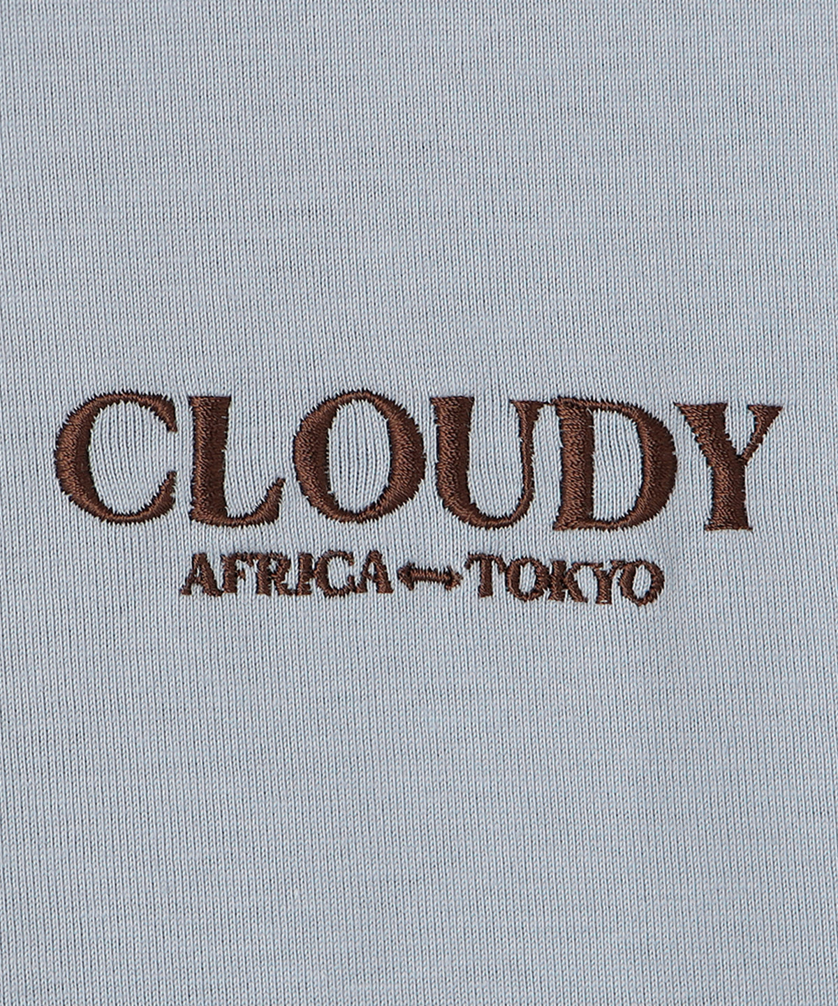 Lunch T -shirts CLOUDY Logo LIGHT BLUE