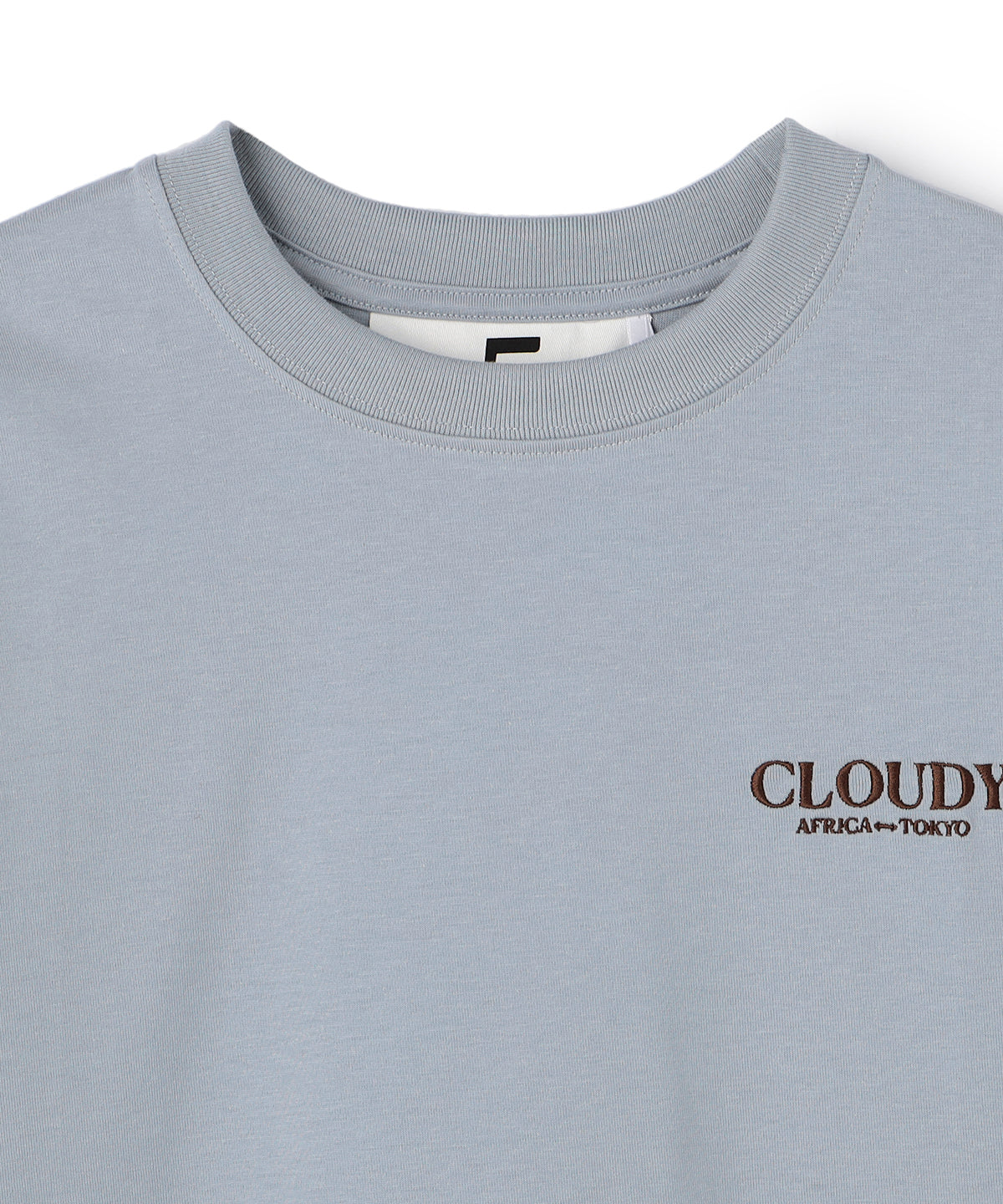 Lunch T -shirts CLOUDY Logo LIGHT BLUE