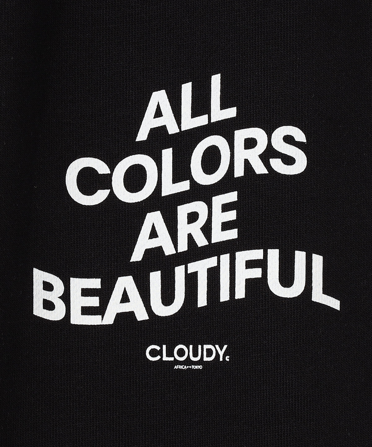 スウェットパンツ ALL COLORS ARE BEAUTIFUL ブラック