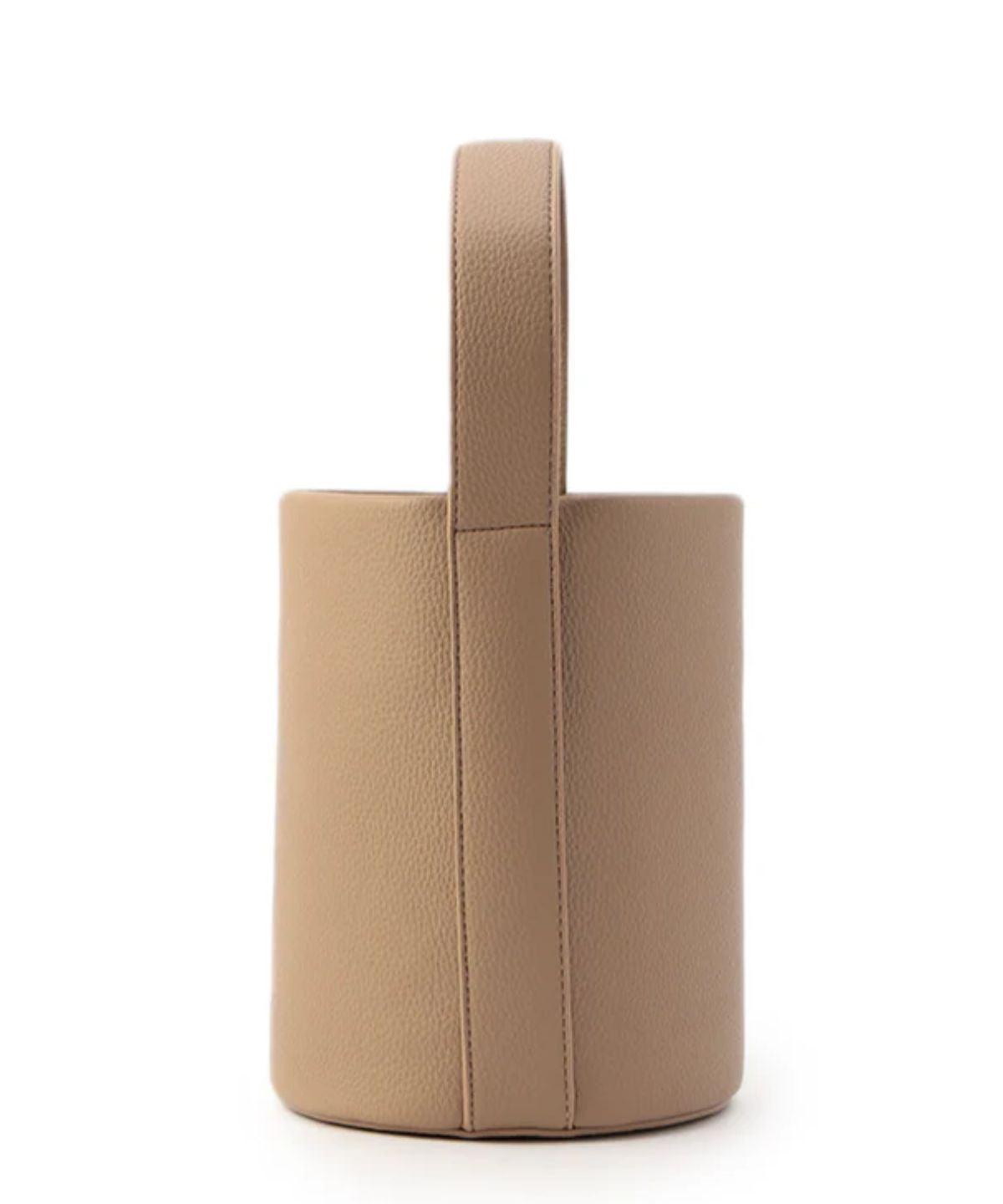 Coverd Buckle Tube Bag BEIGE