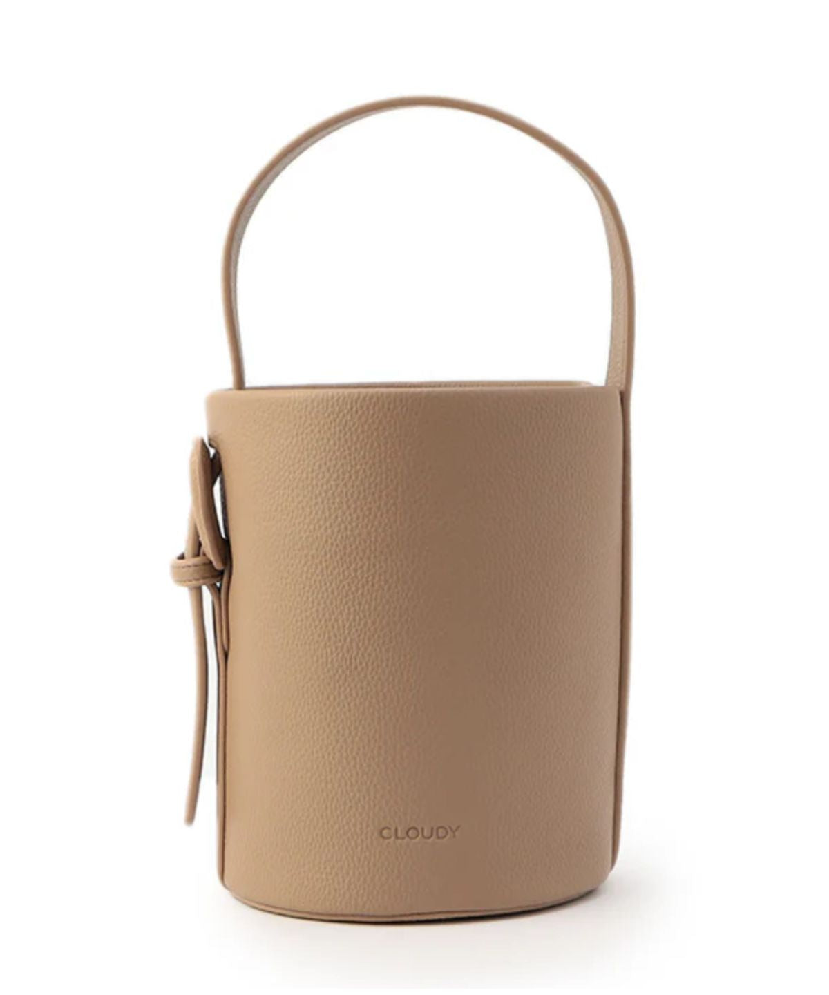 Coverd Buckle Tube Bag BEIGE